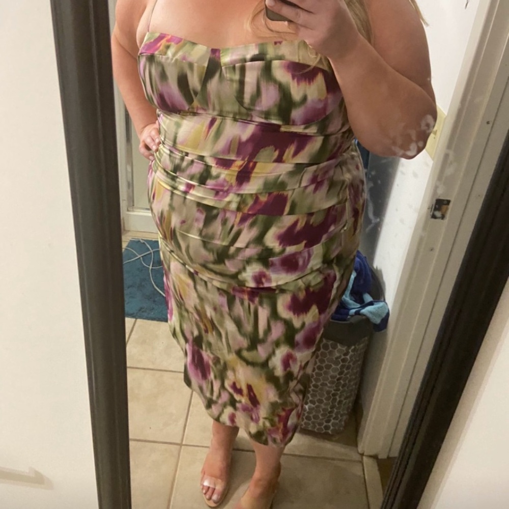 4x Cider Watercolor cocktail dress